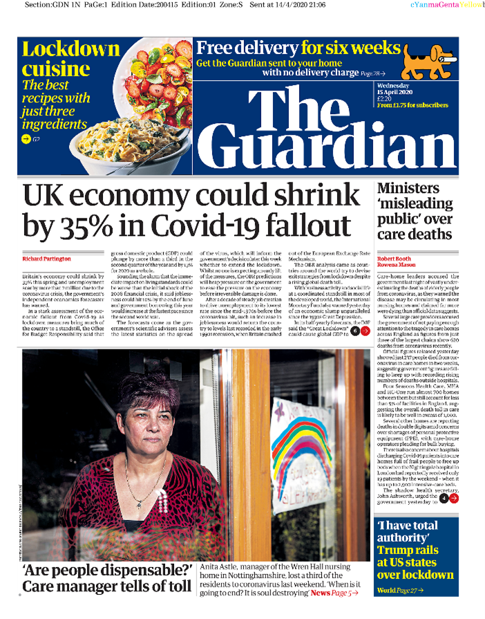 The Guardian: The economy could shrink