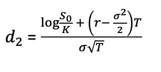 Formula for d2