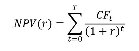 NPV formula