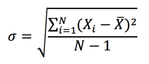 standard deviation