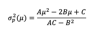 img_SimTrade_variance_Markowitz_portfolio