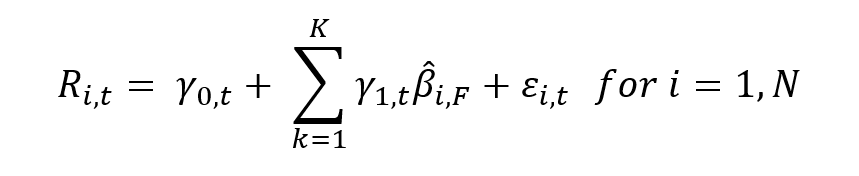 Fama-French cross-sectional regression