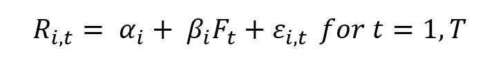 Fama MacBeth time-series regression