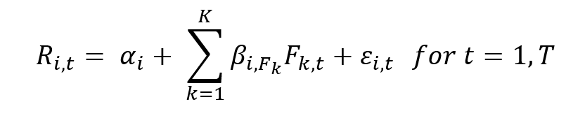 Fama-French time-series regression