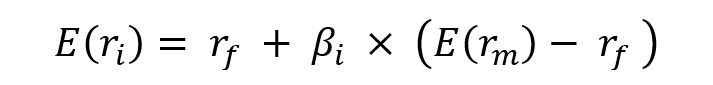 CAPM risk beta relation