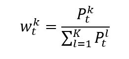 Price-weighted index weight