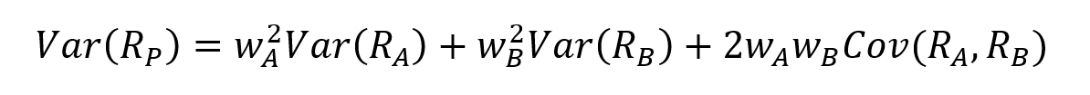 Portfolio Variance Formula