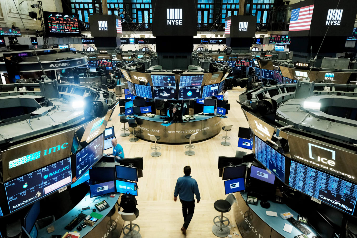 The NYSE trading floor
