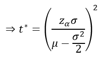 Lower bound inequality case 1 t formula.