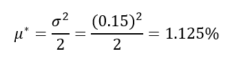 Mu* value.