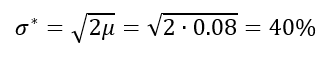 Sigma* value.