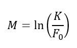 Log-forward moneyness formula